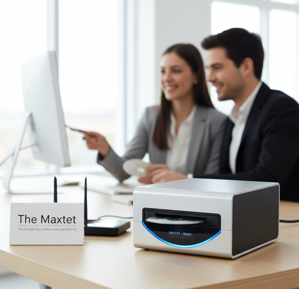 The Maxtet – The Simplest Way to Share and Load CD/DVDs