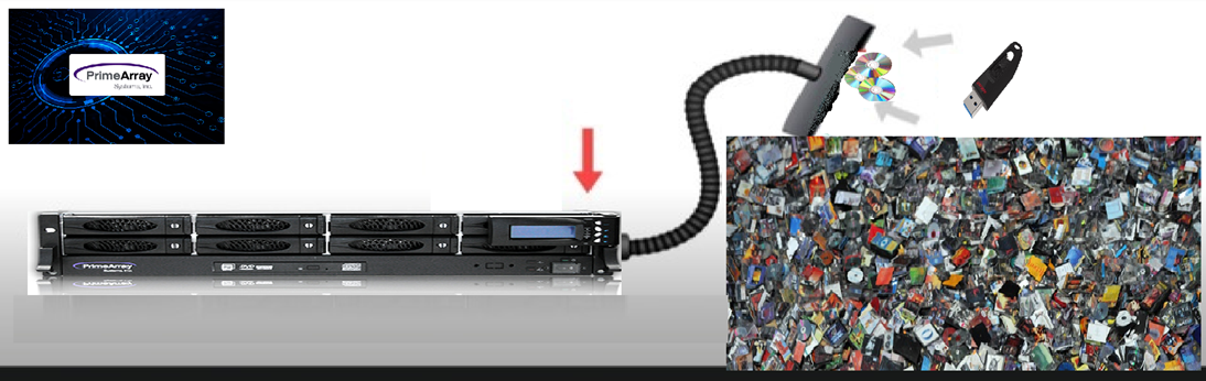 PrimeArray Disc Mirror Web Interface