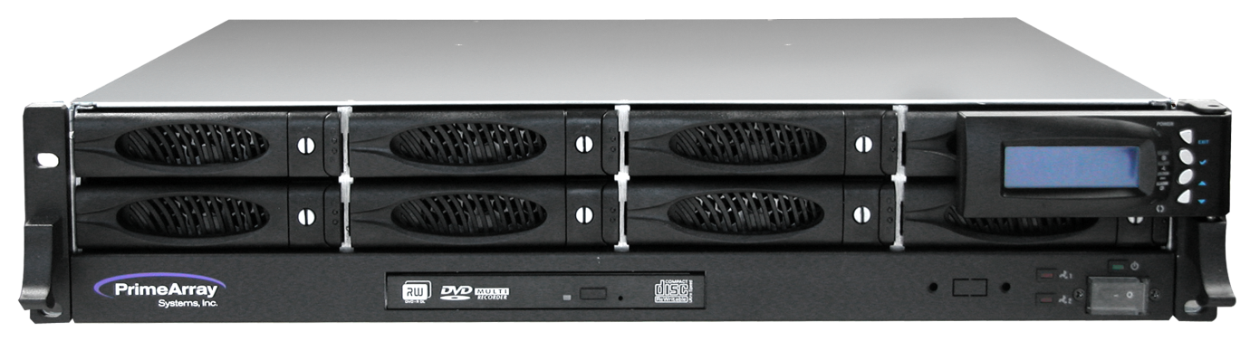 Rear View of NAS Server Unit